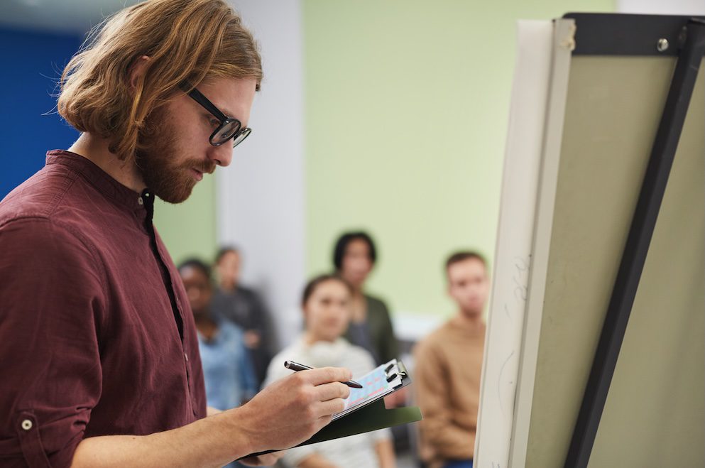 male teacher